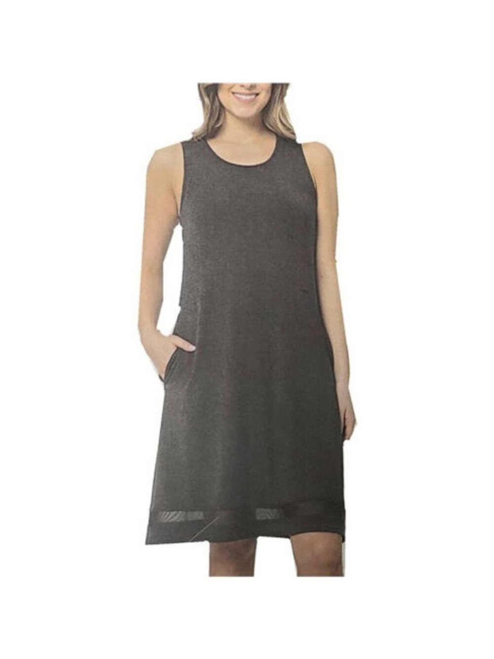 MPG Mondetta Performance Gear Tank Dress Small Sleeveless Scoop Neck Gym Sporty